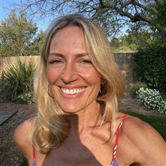 Heather, garden selfie